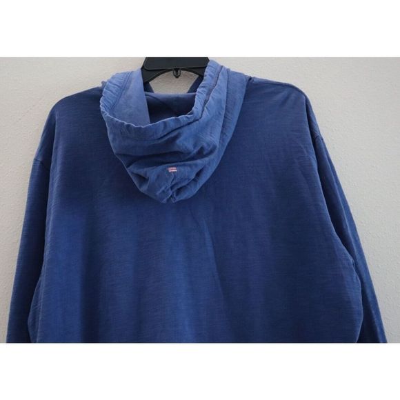 Vineyard Vines Men's Sz XL Blue Garment Dyed Slub Cotton Island Hoodie $118 - Picture 5 of 5